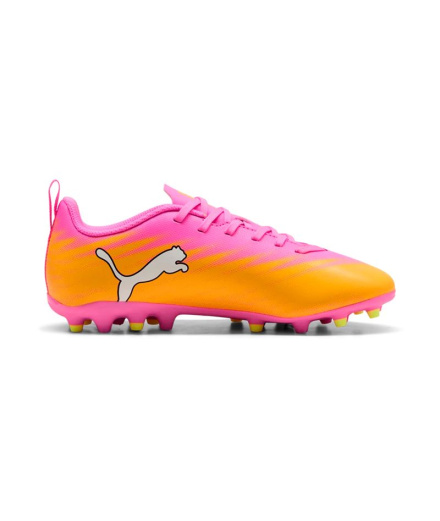 futebol Puma Ultra 6 Play Mg, Rosa Veneno Menino