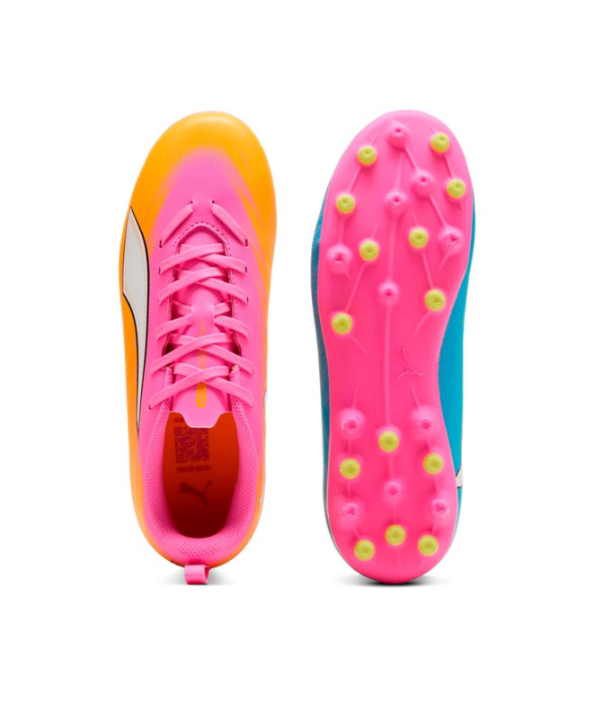 Chaussures football Puma Ultra 6 Play Mg, rose...