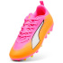 futebol Puma Ultra 6 Play Mg, Rosa Veneno Menino