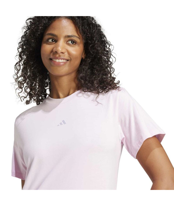 Camiseta rosa Mulher adidas SL SJ