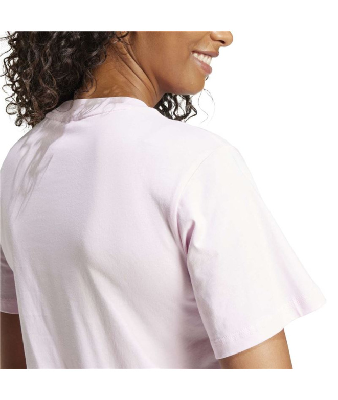 Camiseta rosa Mulher adidas SL SJ
