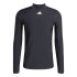 T-shirt Natation adidas LS Rashgd Homme noir et blanc