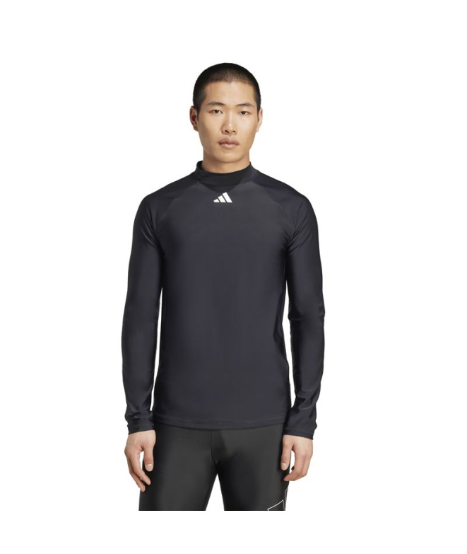 T-shirt Natation adidas LS Rashgd Homme noir et...