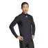 T-shirt Natation adidas LS Rashgd Homme noir et blanc