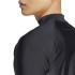 T-shirt Natation adidas LS Rashgd Homme noir et blanc