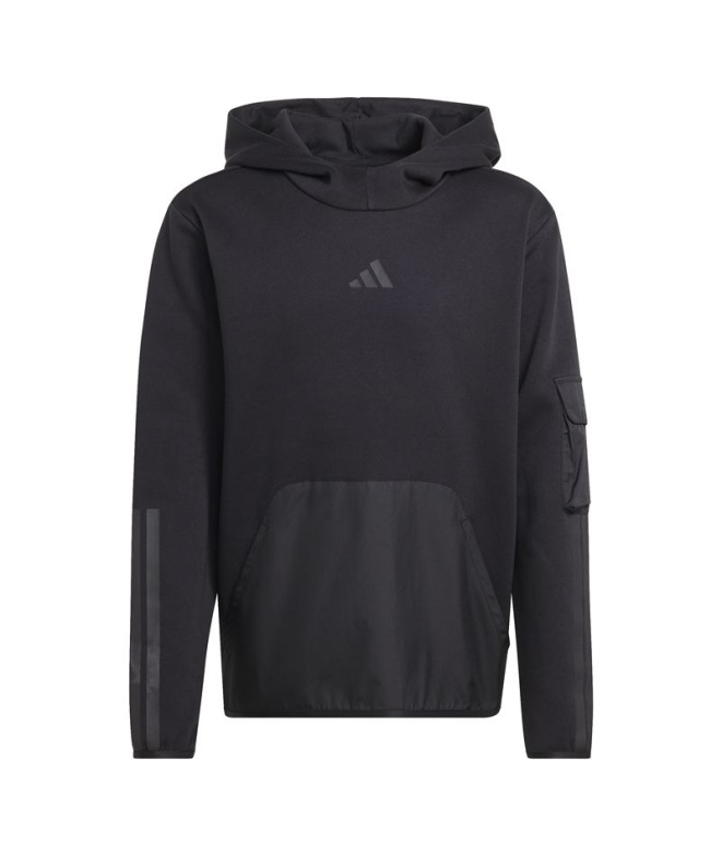 Moletom adidas J Utility Preto