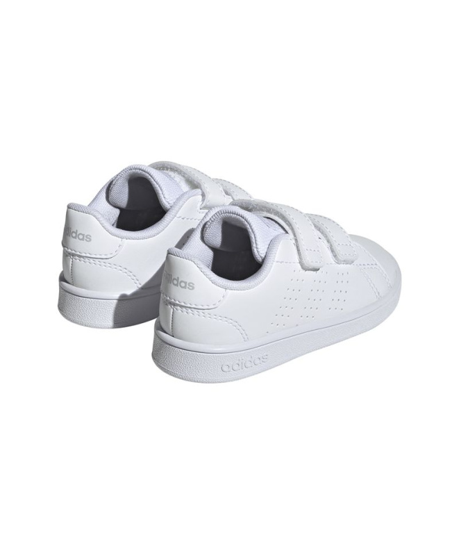 Chaussures Bébés adidas Advantage CF I blanches