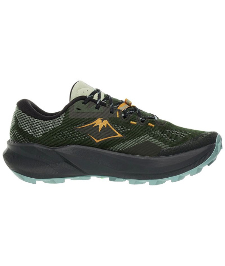 Chaussures Running vintage Asics Trabuco 14 Homme kaki/noir