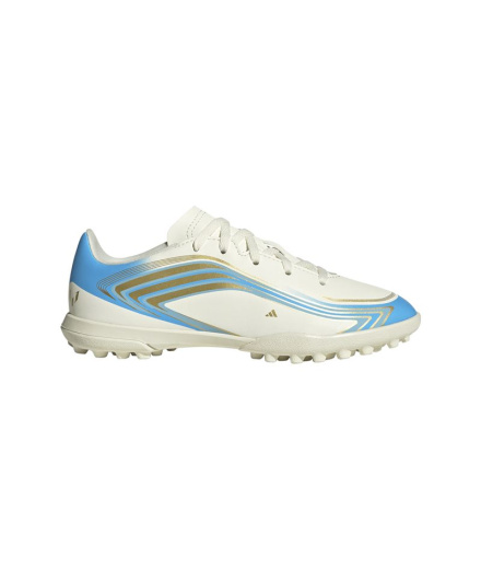 Chuteiras futebol Infantil adidas F50 Messi Club TF J azuis