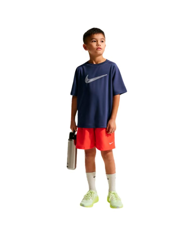 Camiseta Menino Nike DF Multi SS HBR azul