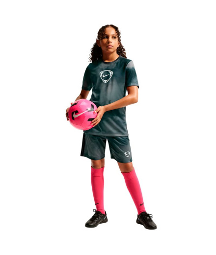 Calça Futebol Nike DF GX AOP Infantil pretos.