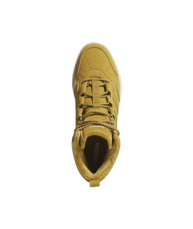 Chaussures d'hiver adidas Hoops 4.0 Mid Or / Blanc
