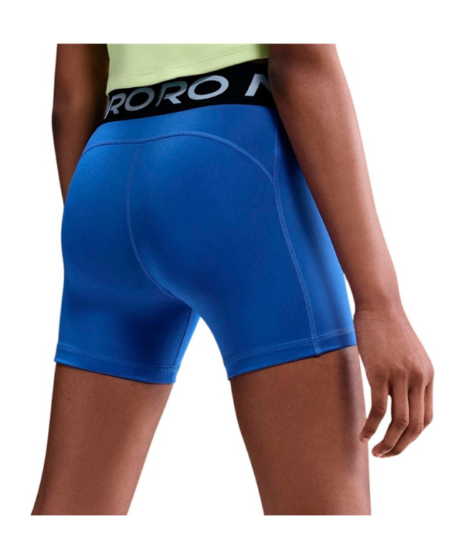 Collants fitness Nike Pro Fille bleus
