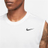 T-shirt Fitness sans manches Nike Dri-Fit Legend Fitness Homme blanc