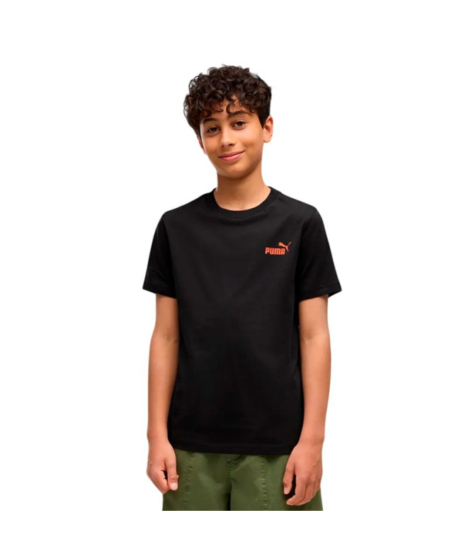 T-shirt Puma Ess Logo Lab Brand, noir, Enfant