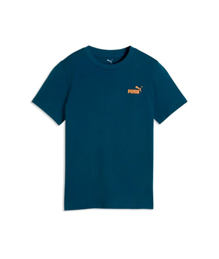 Camiseta Puma Ess Logo Lab Brand Midnight Pet, Niño