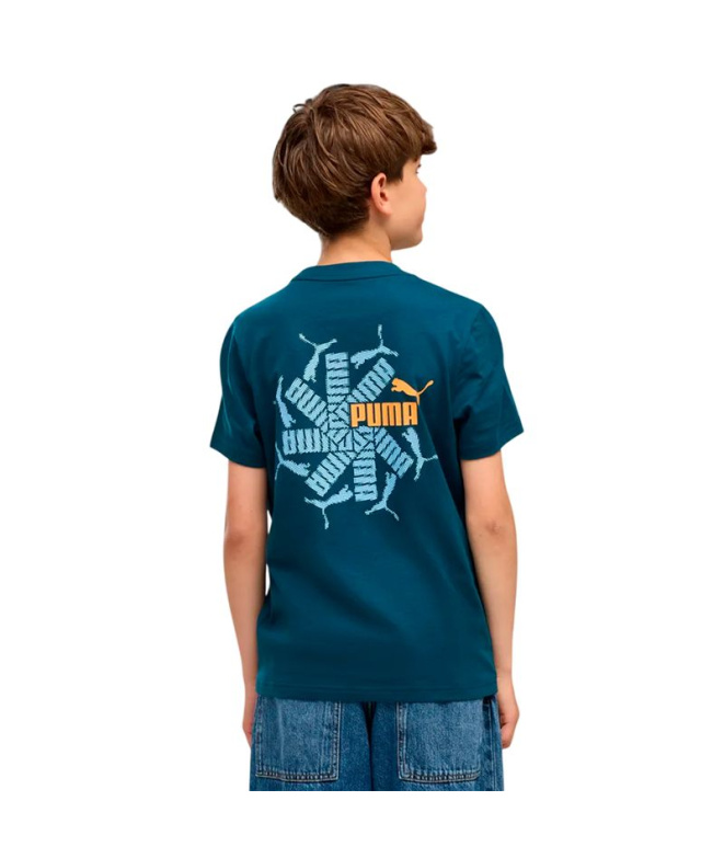 T-shirt Puma Ess Logo Lab Brand Midnight Pet,...