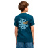 Camiseta Puma Ess Logo Lab Brand Midnight Pet Menino