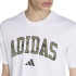Camiseta branca adidas Camo Script tamanho M