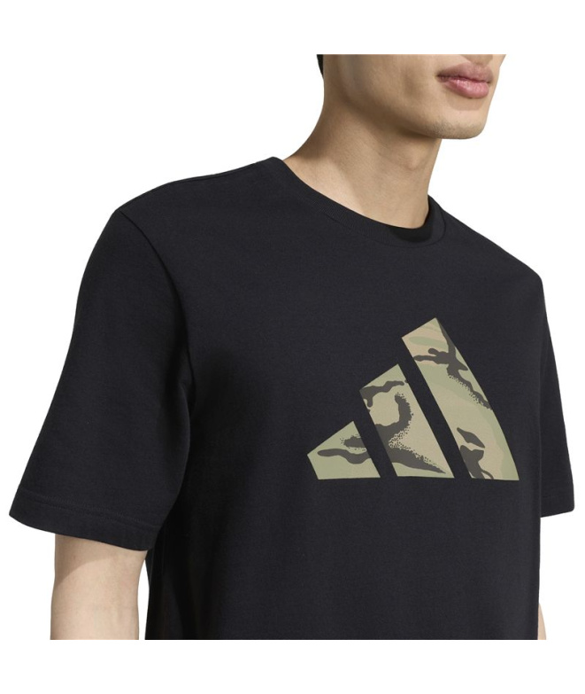 Camiseta masculina adidas com estampa camuflada...