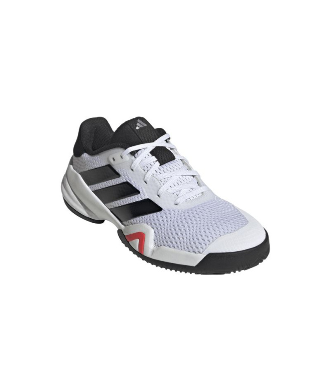 Chaussures Tennis adidas Barricade Enfant blanches