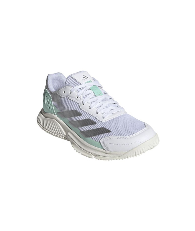 Chaussures Pádel blanches adidas Courtquick Femme