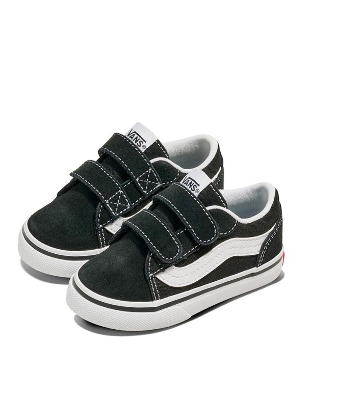 Chaussures Vans Vero LS V Bébés , noir et blanc