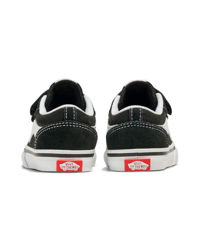 Chaussures Vans Vero LS V Bébés , noir et blanc