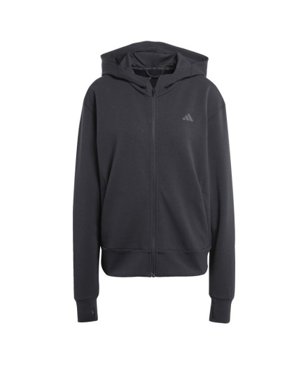 Sudadera de Fitness adidas D4T Fz Hoodie Mujer Negro