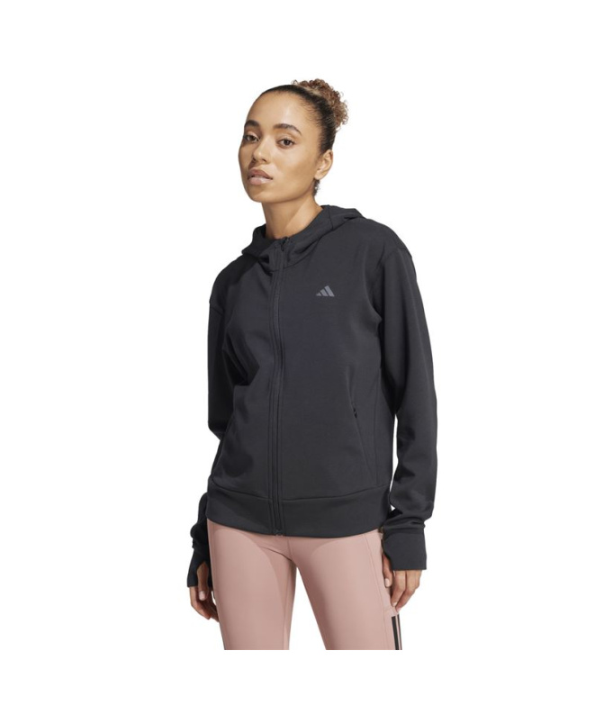Sudadera de Fitness adidas D4T Fz Hoodie Mujer...