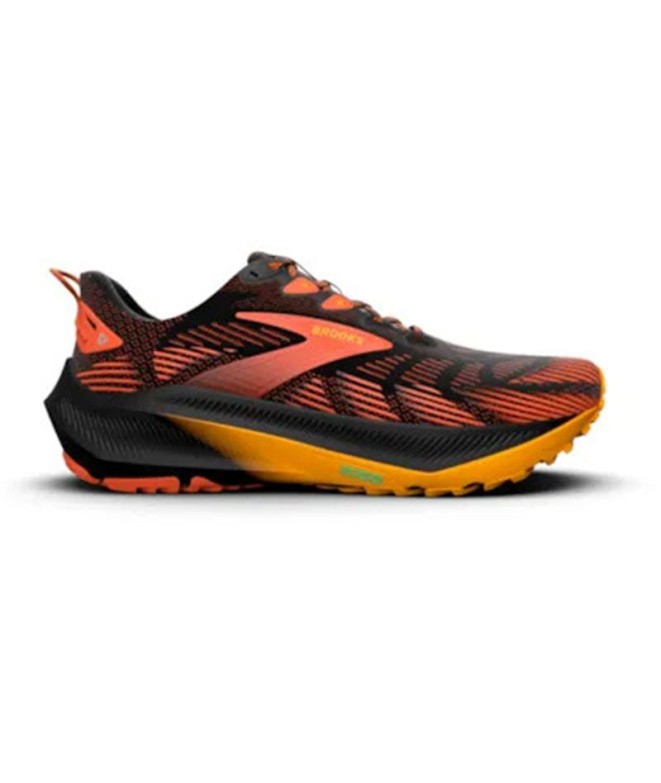 Sapatilhas Trail Brooks Ghost Trail Homem preto.