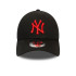 Boné New Era New York Yankees Essential Logo Preto 9FORTY