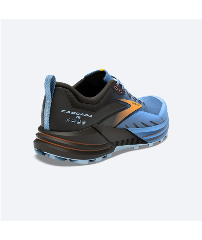 Chaussures Trail Brooks Cascadia 16 bleues Femme