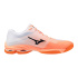 Chaussures de volleyball Unisexe Mizuno Wave Lightning Pro blanches/grises