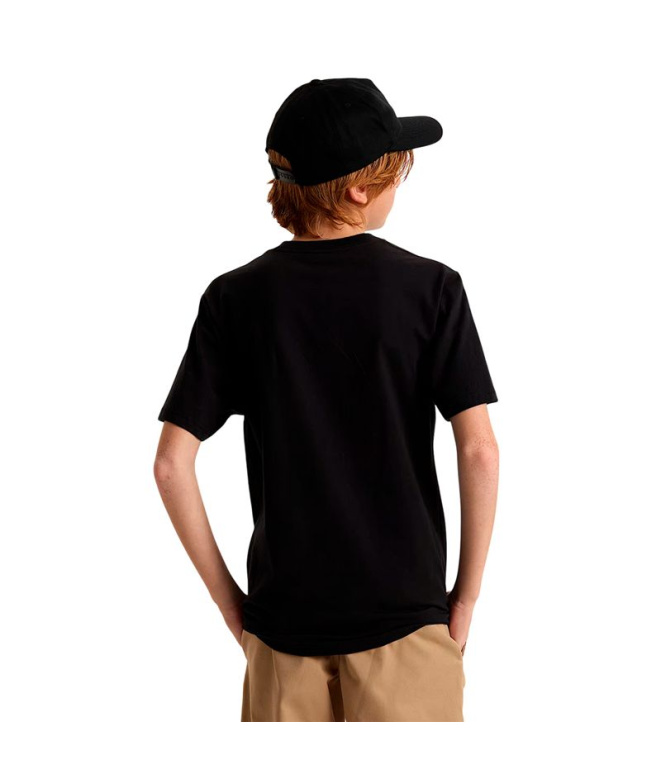 Camiseta Vans Stretch Logo Menino Preta