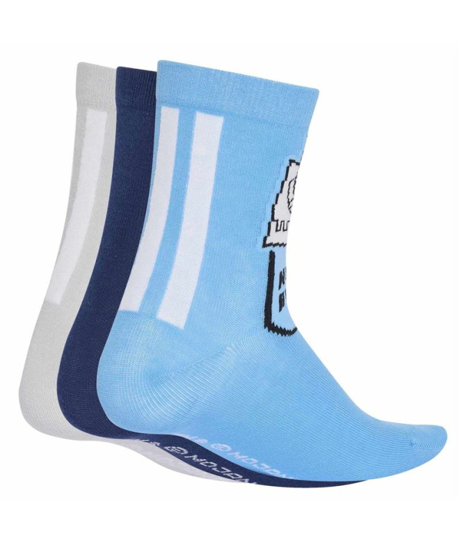 Chaussettes bleues adidas Minecraft 3P