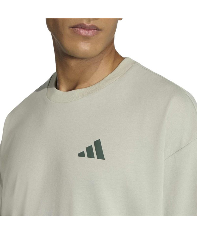 Camiseta adidas M Fun Train GT Verde Fitness