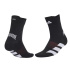 Meias Running adidas Adiz Qrtr pretas/brancas
