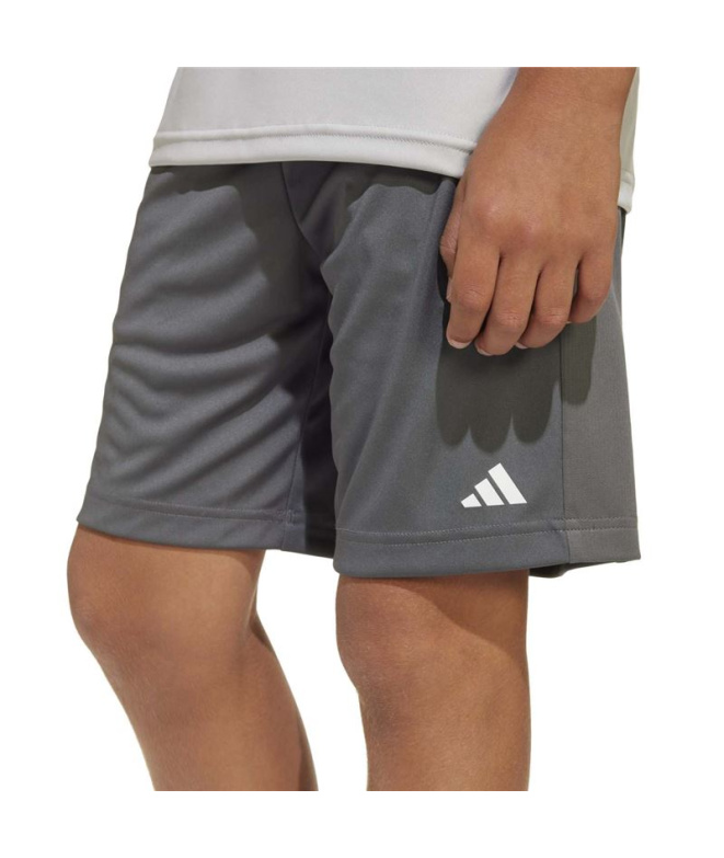 Calça Fitness Infantil adidas Tr-Es cinza