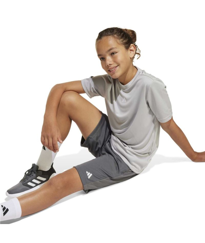 Pantalons Fitness adidas Tr-Es Enfant gris