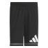 Calça Basquetebol Homem adidas Bos, preta/branca