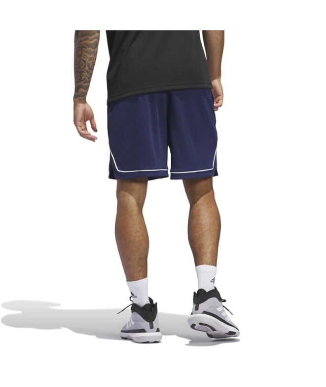 Pantalons Basket-ball adidas Bos Homme bleu marine