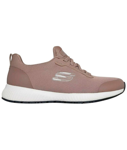 Chaussures Skechers Squad Femme couleur taupe
