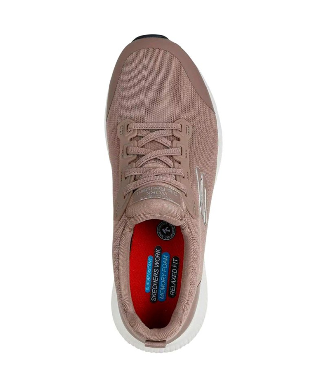Chaussures Skechers Squad Femme couleur taupe