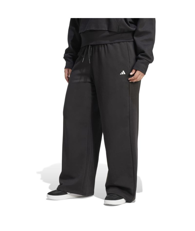 Pantalons adidas W Sl Fc Inc Noir/Blanc