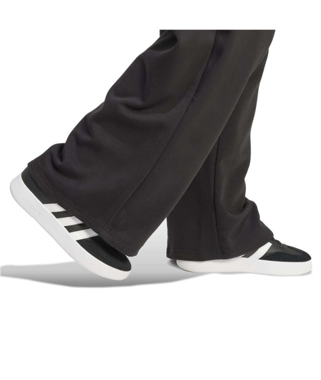 Pantalons adidas W Sl Fc Inc Noir/Blanc
