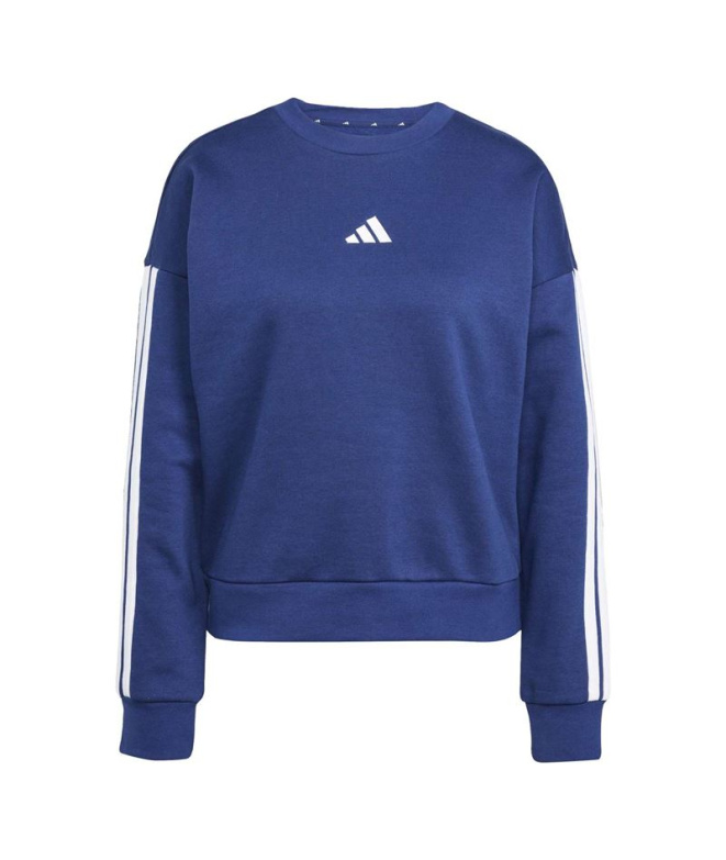 adidas W 3 Stripes Fl Azul Moletom