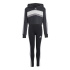 Survêtement adidas Jg 3Bandas Tib Fl St Fille Noir
