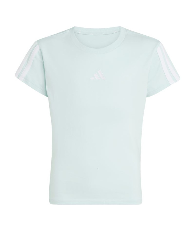 Camiseta adidas Jg 3 Stripes 160 Menina Menhal...
