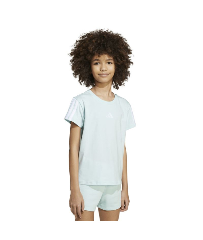 Camiseta adidas Jg 3 Stripes 160 Menina Menhal...